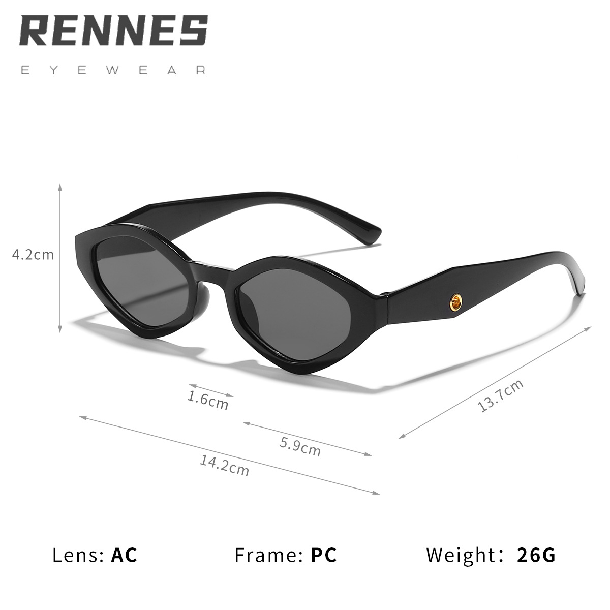 Ins estilo neto rojo mismo estilo elegante diamante de moda pequeño marco gafas de sol a prueba de uv gafas de sol de las mujeres de la calle tiro moda