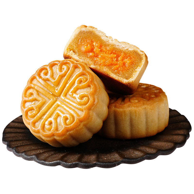 传统手工糕点广式莲蓉蛋黄月饼整箱正宗休闲中秋节送礼茶点零食|undefined