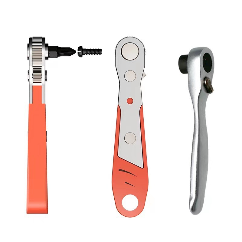 供应万向72齿棘轮扳手两用扳手活动头开口梅花省力快速多功能配件