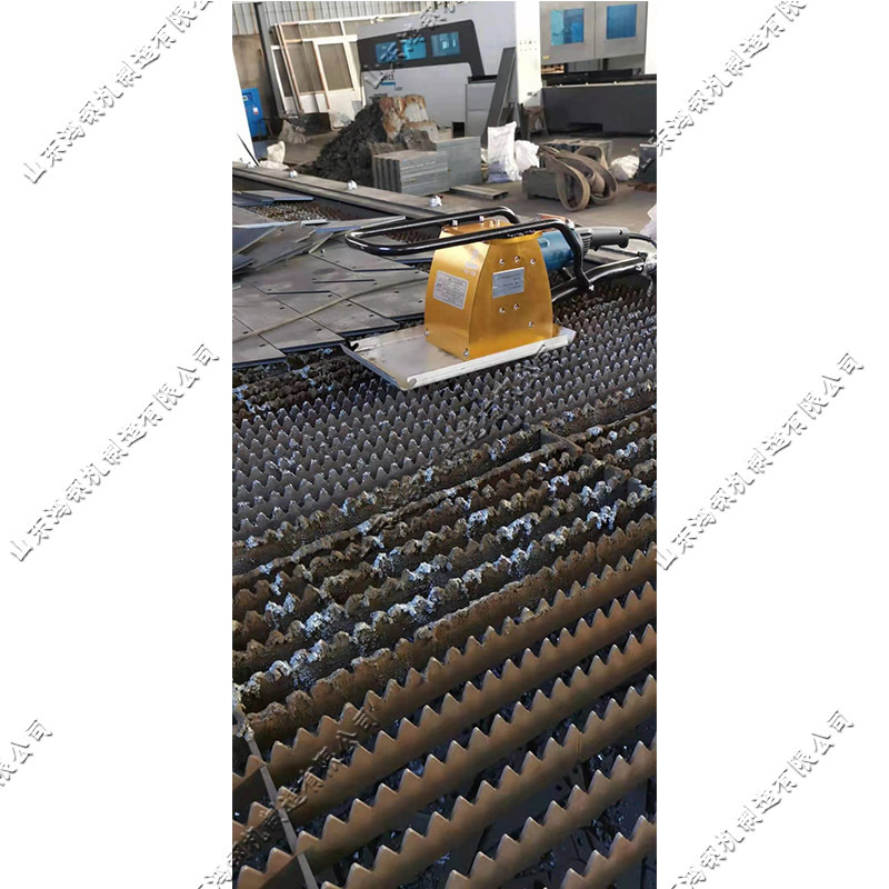 手推式全自动除渣机 数控氧割机清理设备数控激光切割机除渣设备