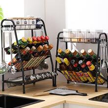 厨房用品陶瓷盐糖调料盒家用组合套装油盐酱醋瓶调味罐子收纳架