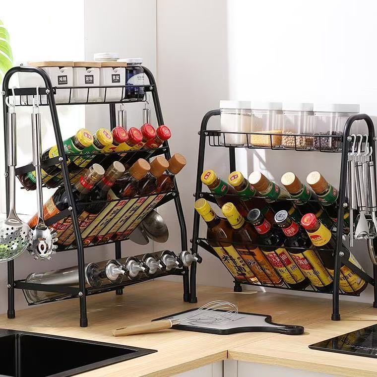 厨房用品陶瓷盐糖调料盒家用组合套装油盐酱醋瓶调味罐子收纳架