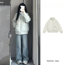 短款羽绒服女款冬季2025年新款小个子修身白鸭绒加厚立领冬装外套