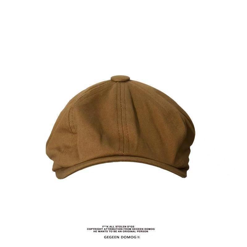 British octagonal men's artistic casual duck tongue newspaper, children's hat, spring and autumn beret, painter's hat_voghion.com