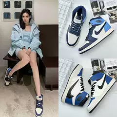 Factory Direct Putian Shoes AJ1 High Top Black White Panda Unisex Air Force 1 Sports Casual Sneakers for Men and Women