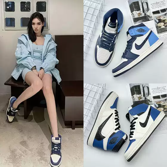 Factory Direct Putian Shoes AJ1 High Top Black and White Panda Unisex Casual Sneakers Air Force 1 Running Shoes for Men and Women