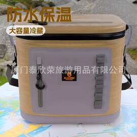 工厂定制户外防水冰包袋运动露营保冰48小时防水气密拉链16L