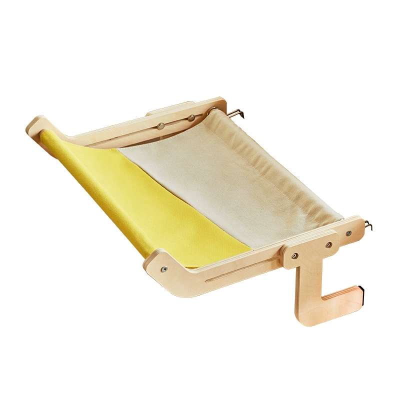 Hanging Cat Bed (Amazon) Solid Wood Window/Bed Hammock, 34×44.5×16 cm, Indoor Rest Spot