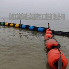 橡胶式浮筒围油栏 外挂式浮筒橡胶围油栏