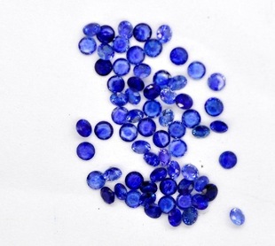 Sri Lanka Round Sapphire Stone 3.5mm Stone 3.5MM Stone with Stone Color/Valuable Other Ornaments
