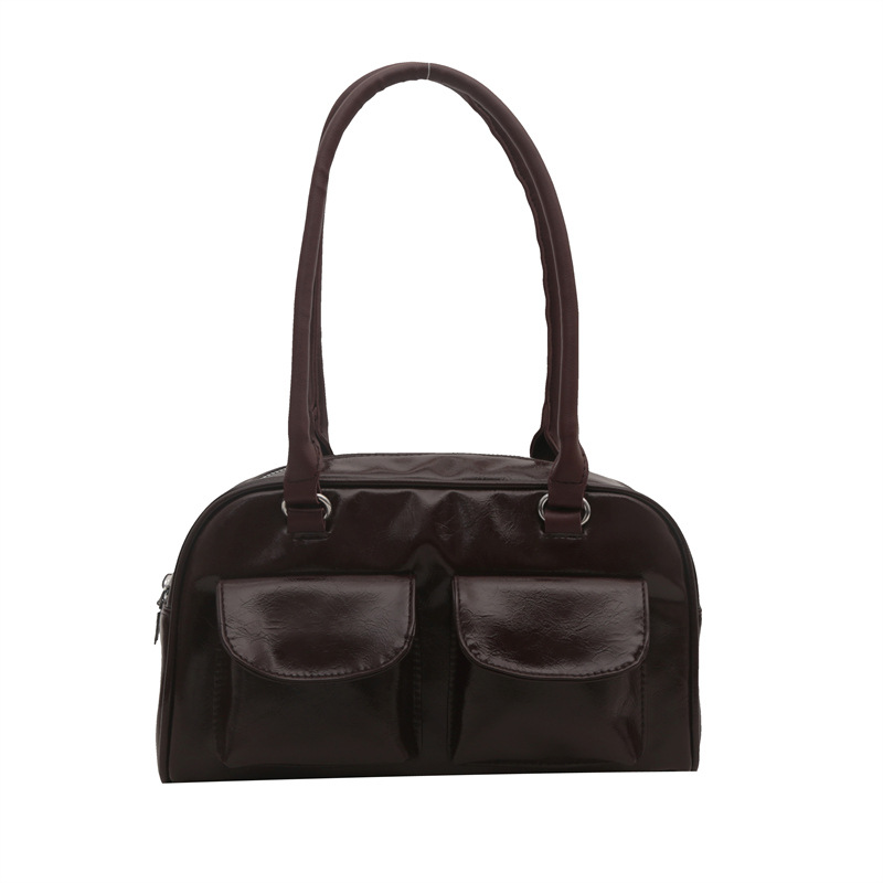 Tendencia femenina de otoño hermoso bolso de mano pequeño, bolso popular este año 2024, nuevo estilo coreano bolso de hombro de moda