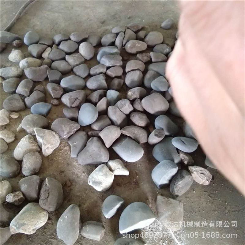 镀锌件批量除油锈机 石头倒圆角打磨抛光机 六角滚筒式零件抛光机