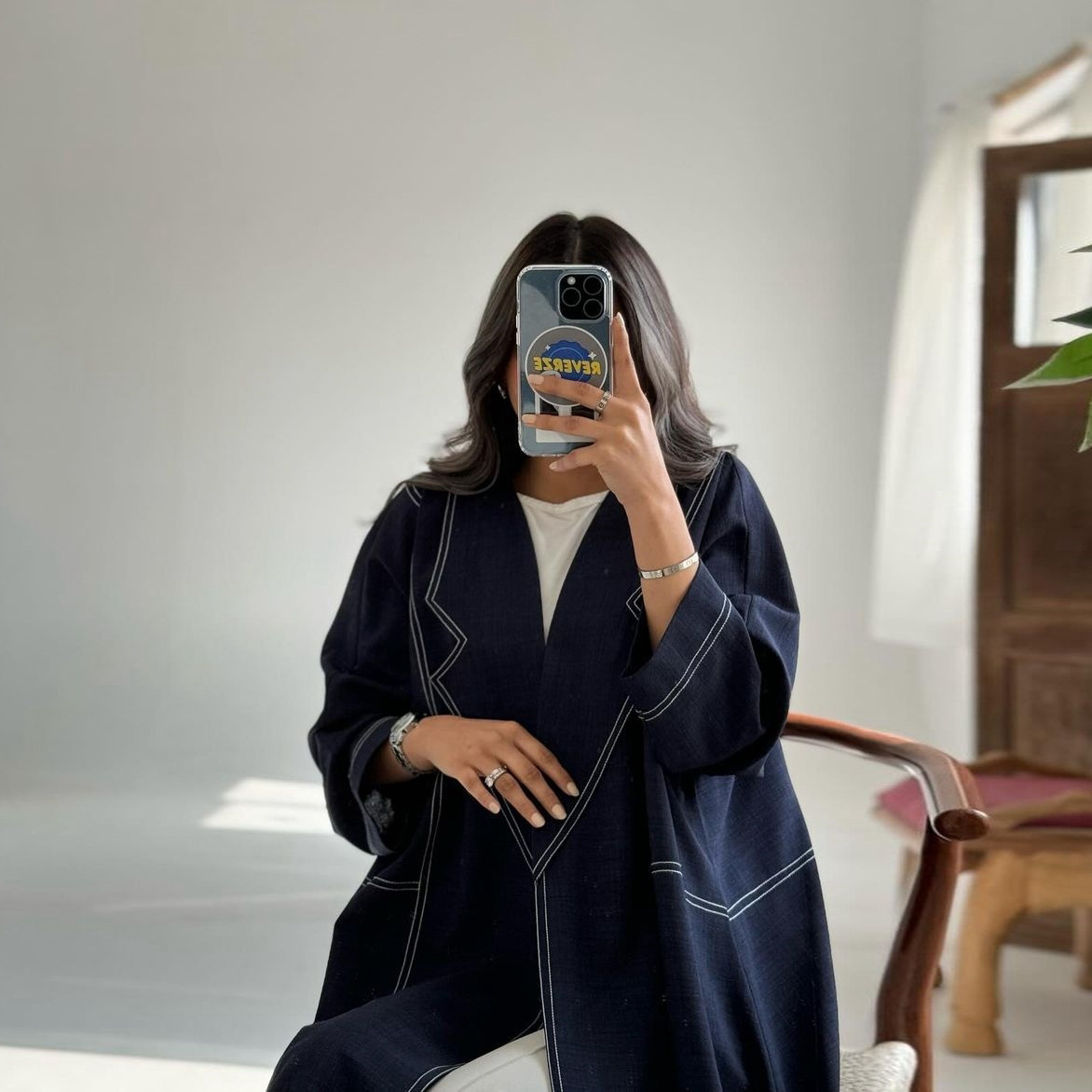 MQ123 2024 New Muslim Fashion Dress Abaya Cardigan Denim Robe Middle East Dubai_ecoleips.com