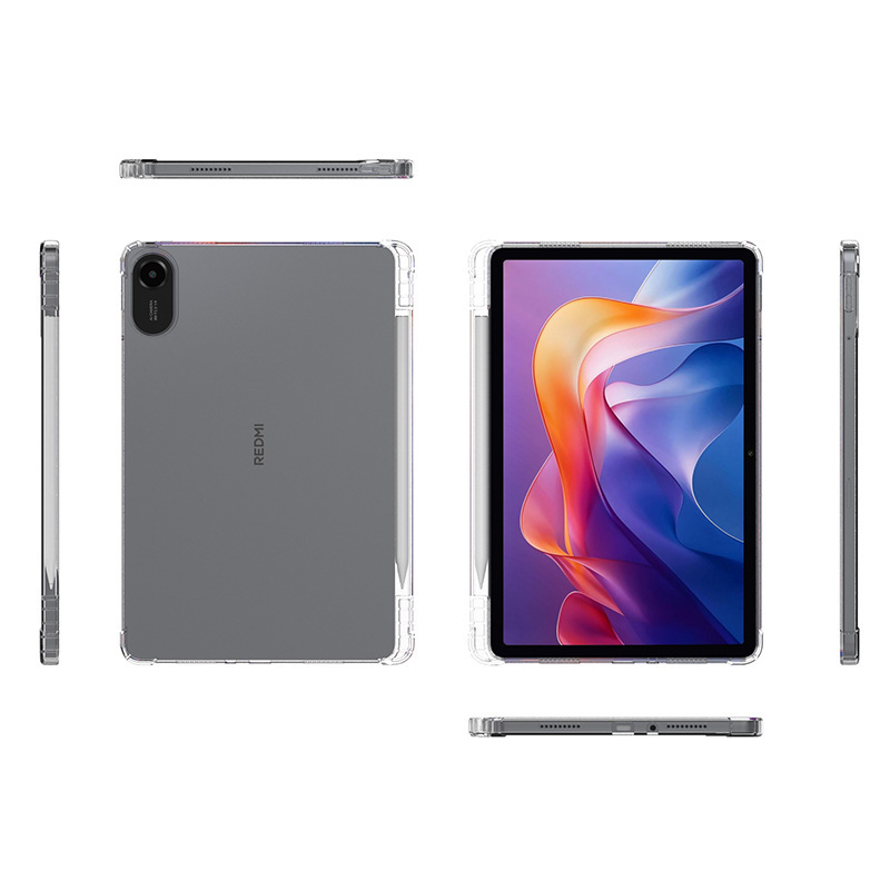 适用红米Pad2气囊防摔透明带笔槽保护套 REDMI Pad2 11 2025TPU壳|undefined