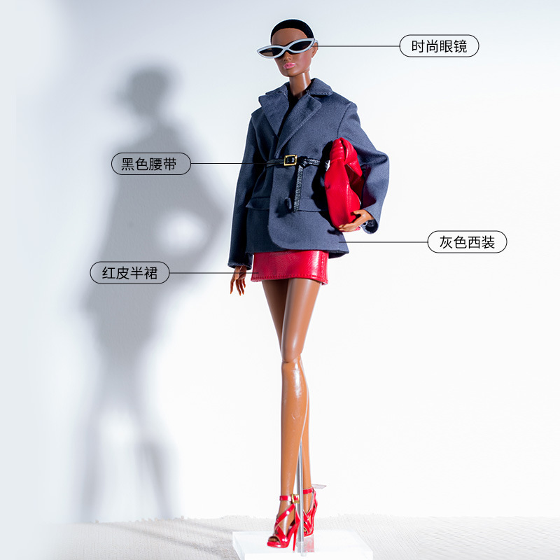 货仙仙超模娃娃衣服装 系列爸比黑人潮玩具欧美外贸货|undefined