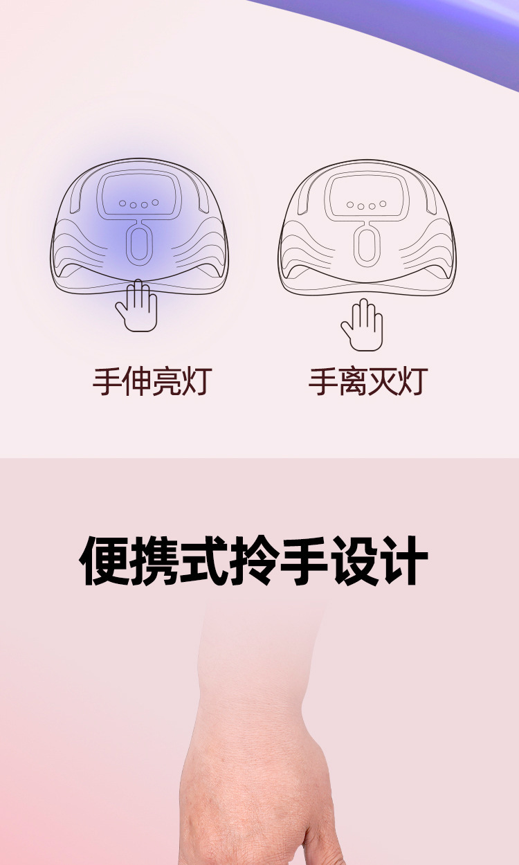 268W UV Nail Curing Lamp Dryer Machine