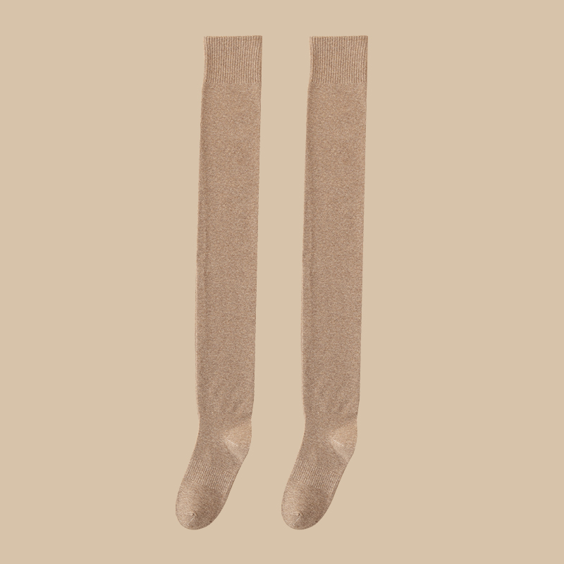 1 쌍 (카키) 면 패딩 스타킹