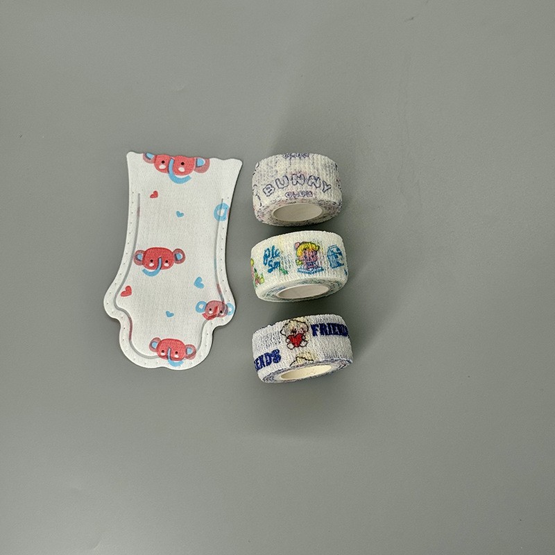 핑크 엘리펀트 S(20개/가방) 무작위 색상 붕대 3개 포함