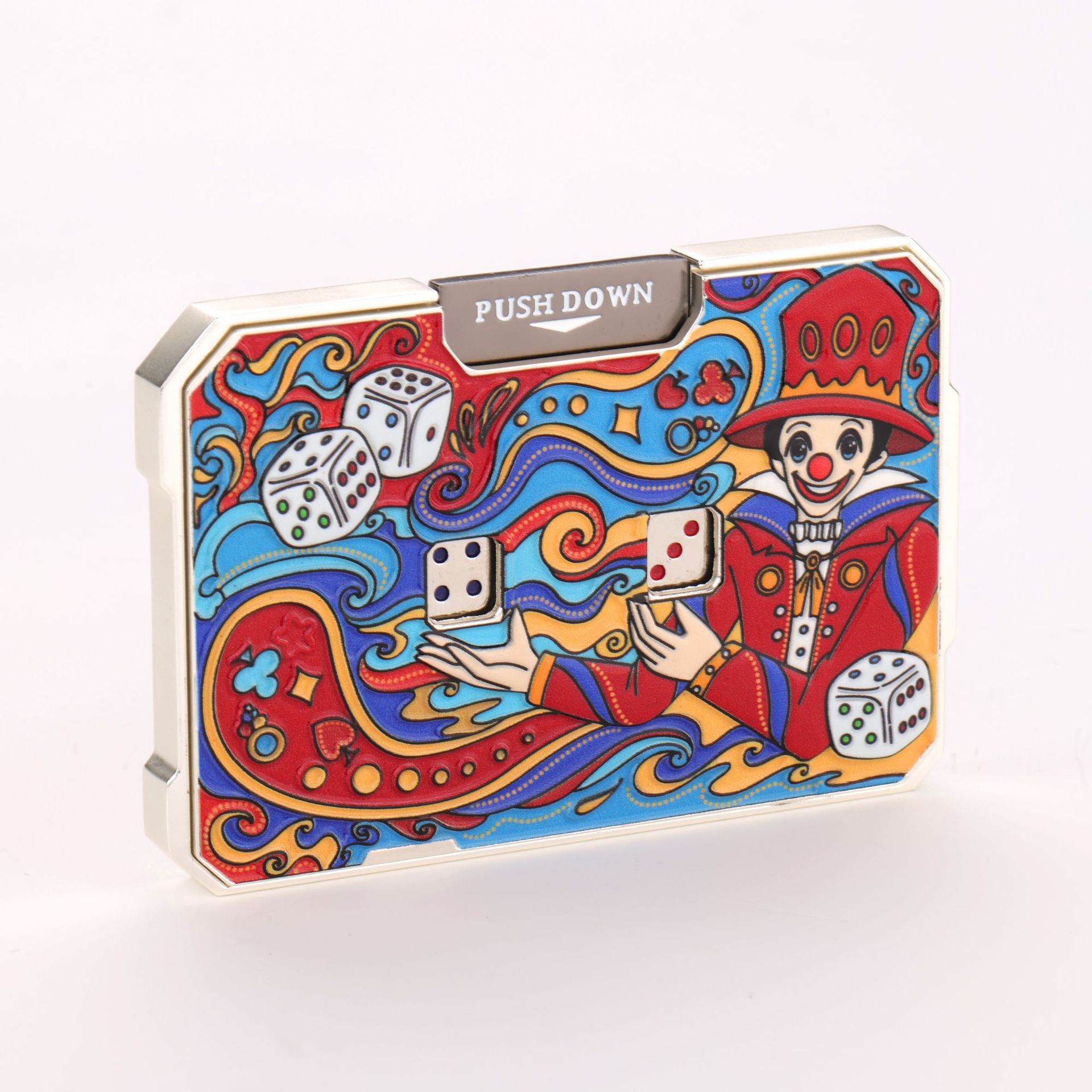 Clown painting/mechanical 2 dice gameplay