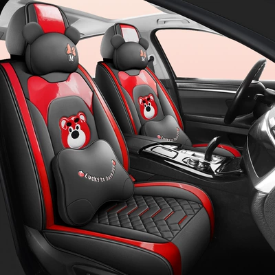 Universal seat cover: seasons universal seat cover original - strawberry-bear-deluxe-edition-universal-for-five-seats