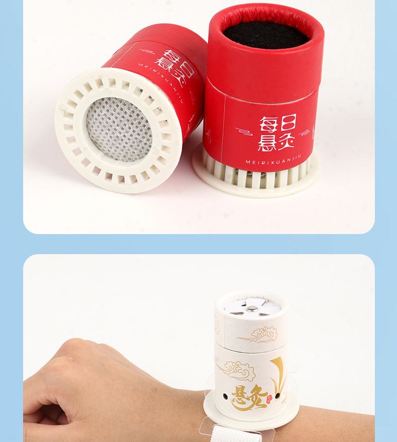 Daily Hanging Moxa Stick Set 30 Moxa Cones Portable Smoke-Light Moxibustion for Home Wellness details