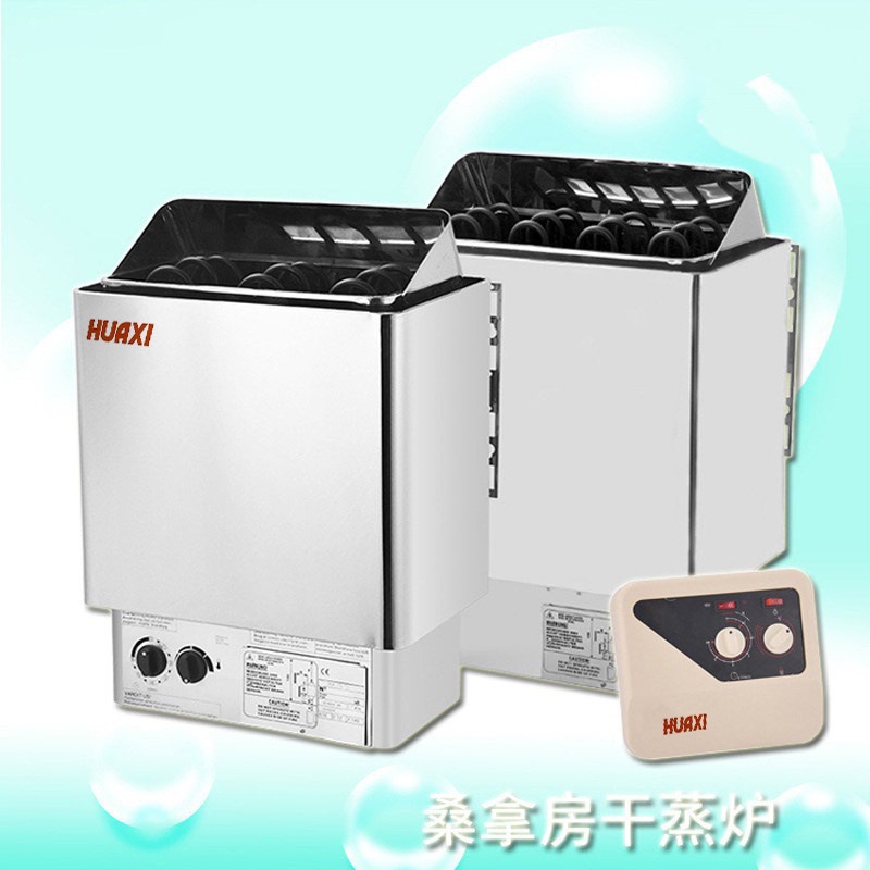 Hot sale sauna de acero inoxidable controlado por temperatura horno de vapor seco controlado externamente pantalla digital sauna sala de vapor de sudor equipo de calefacción