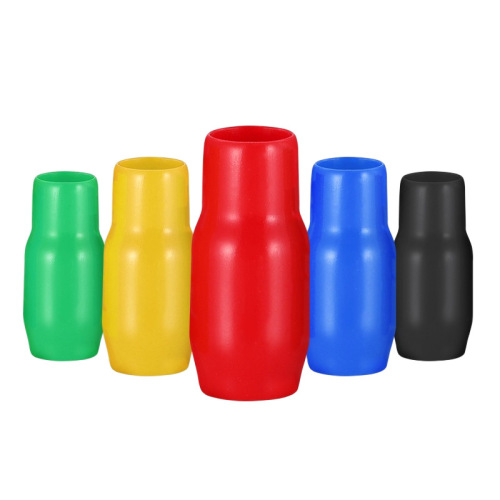V-type insulating sleeve PVC wire sleeve copper spade cold crimp termination terminal protective sleeve insulated soft cover