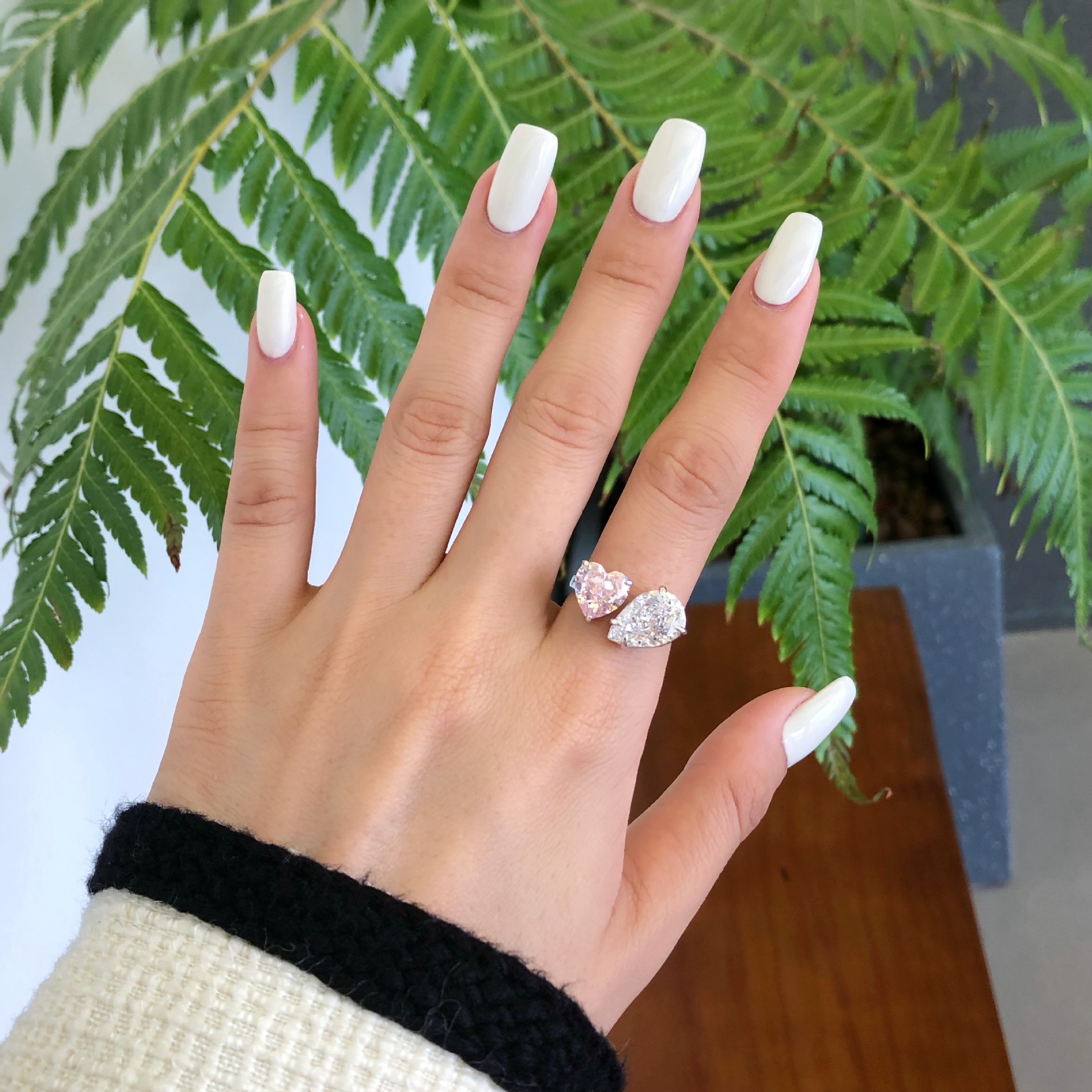 7g Weight Zircon Inlay Material Rings Classification 6, 8, 9 Ring Size 1 Piece Quantity Holiday, Daily Occasion 925 Sterling Silver Material U Shape, Water Droplets, Heart Shape Pattern Women's Gender Inlay Design IG Style, Shiny Style 925 Sterling Silver Zircon U Shape Water Droplets Heart Shape Rings 8