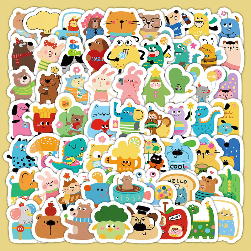 100 abstract animal graffiti stickers cartoon creative decoration notebook ipad hand account diy stickers wholesale 100 abstract animal graffiti stickers cartoon creative decoration notebook ipad hand account diy stickers wholesale