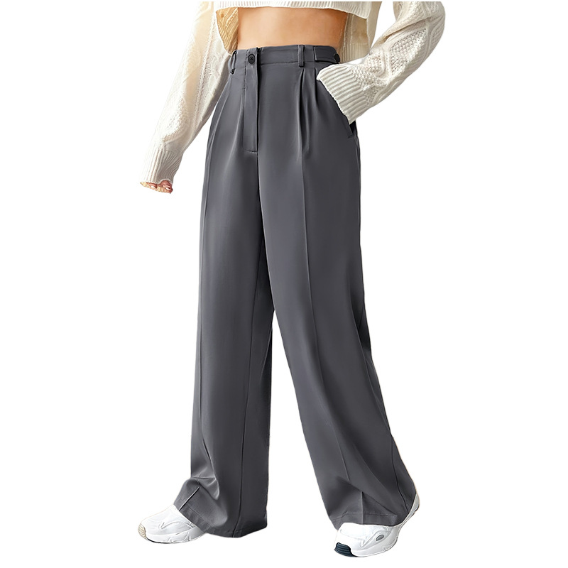 Women's Casual Straight-leg Low Waist Pants