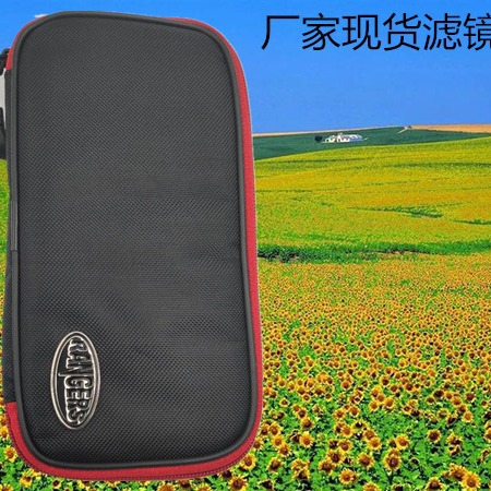 厂家现货滤镜包UV镜 收纳包 滤镜袋37-82MM可装6片内存卡包圆形包