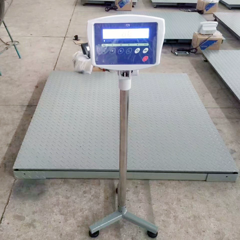 Металлические изделия, высокоточные цифровые напольные весы, 1000 кг/100 г, двухслойные утолщенные платформенные весы, деление 2 т, значение 0,2 кг