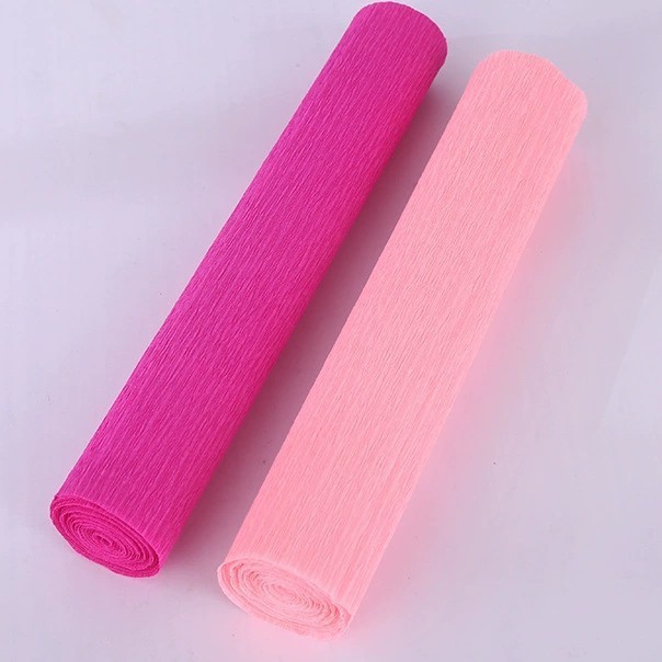 工厂直销跨境彩色皱纹纸褶皱卷边纸25cm*2.5m手工diy花艺制作材料|undefined