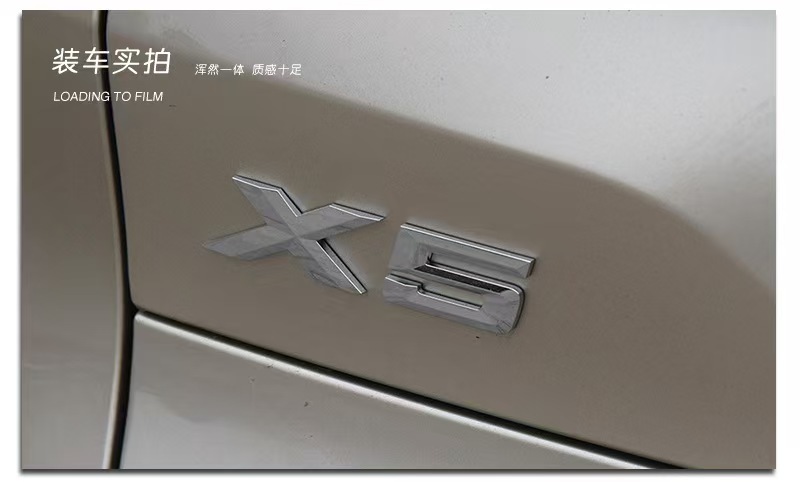 Suitable for Old Bmw X Series and Gt Series Tailgate Lettering, X1 X3 X4 X5 X6 Gt Lettering Modification Trunk Sticker