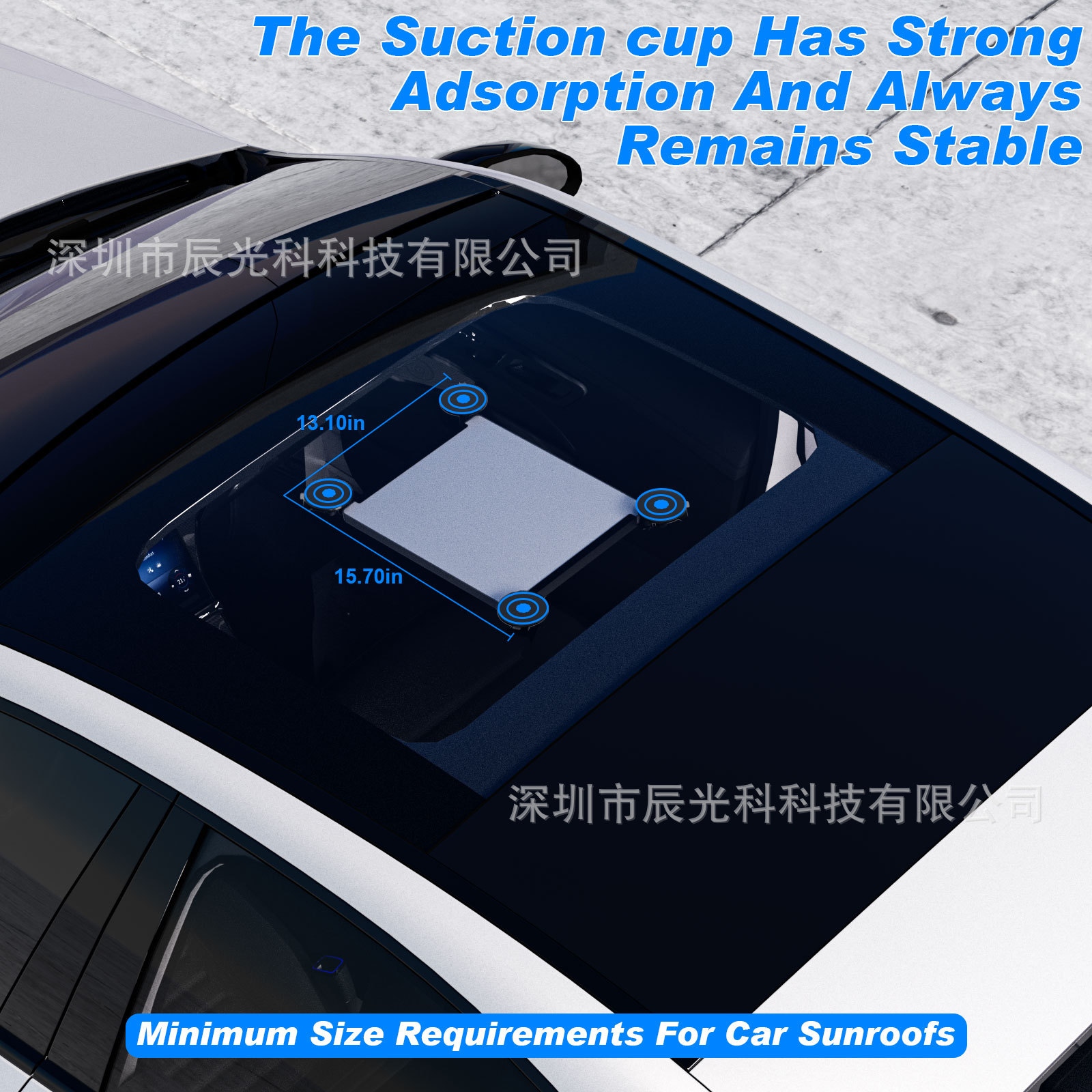 Cross-Border Exclusive Supply of Starling Brackets for In-Car Use, Ab Metal Suction Cup Bracket, Safety Satellite Installation Kit