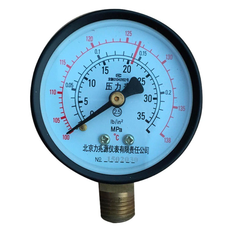 Манометр прецизионные инструменты мембранный манометр YE100 Lizhaoyuan мембранный сейсмический манометр