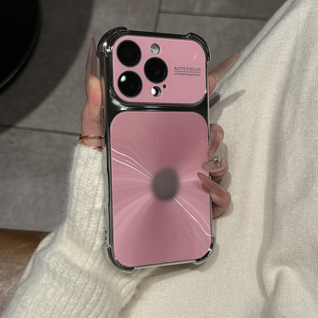 High-Looking Cd Pattern Laser Suitable for Iphone17 Mobile Phone Case 17Pro Pure Color 16 Frosted 15 All-Inclusive 14/13