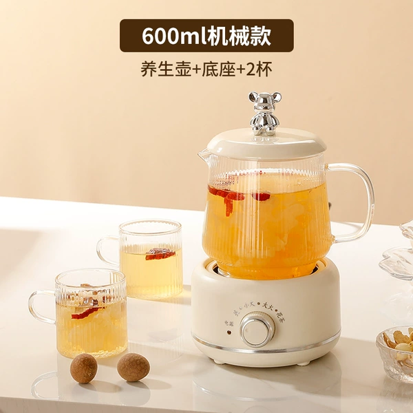 600ML manual electric stew cup + 2 cups