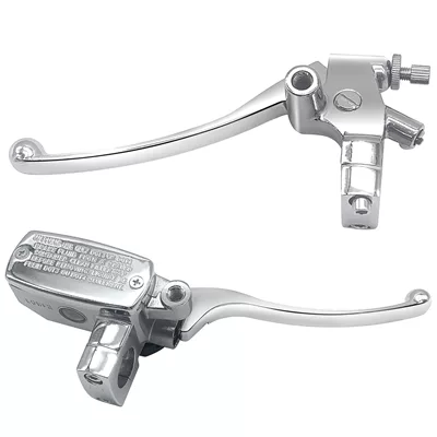 25mm Right Brake Master Cylinder and Left Clutch Lever Suitable for Honda Nv400 Vf750 Vt250 1300 (Other brake systems)