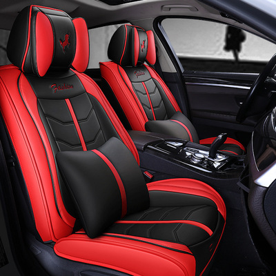 汽車坐墊新品科魯茲汽車用品帝豪GL英朗捷達座墊套5D立體皮革批發