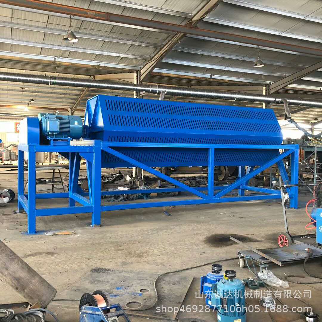 火烧铁滚筒抛光机 镀锌件去油打磨机 6米大型去毛刺打磨设备