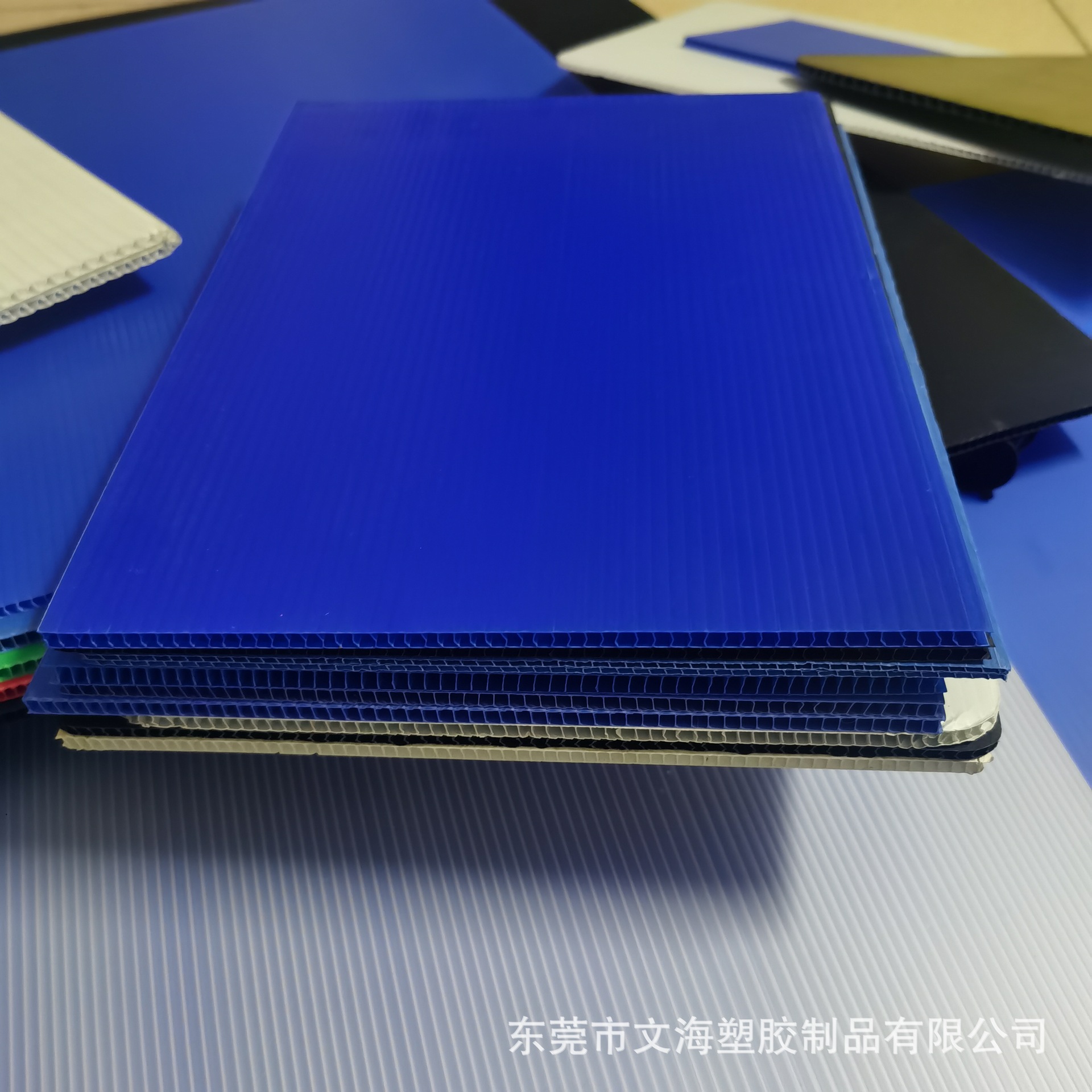 PP万通板 塑胶瓦楞板 可定制尺寸塑料中空板平板 pp空心板