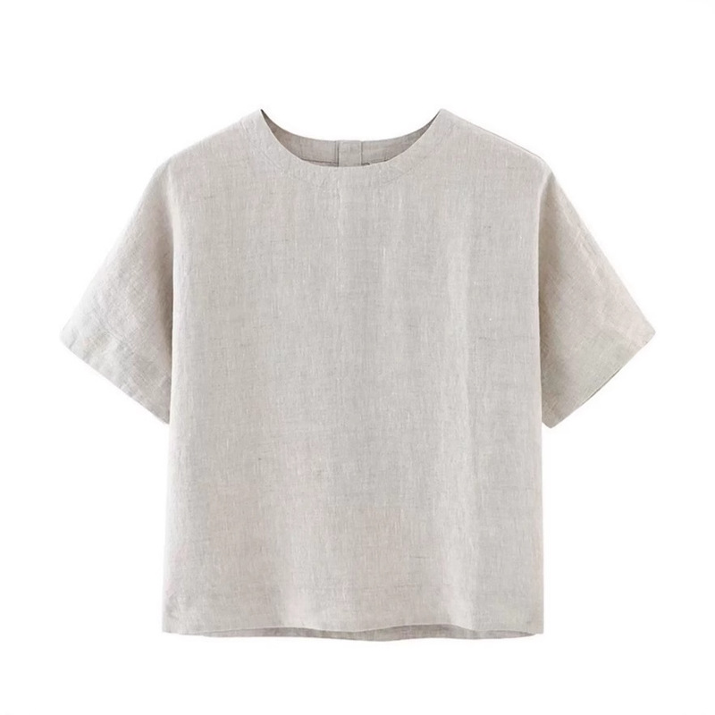 Men's Short-Sleeved Loose Knitwear T-Shirt Linen Knitwear Short-Sleeved Breathable Trendy Brand Men's Short-Sleeved Loose Knitwear T-Shirt Linen Knitwear Short-Sleeved Breathable Trendy Brand