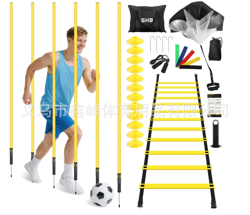 Set de Escalera de Agilidad para Fútbol de PE para Entrenamiento y Deportes