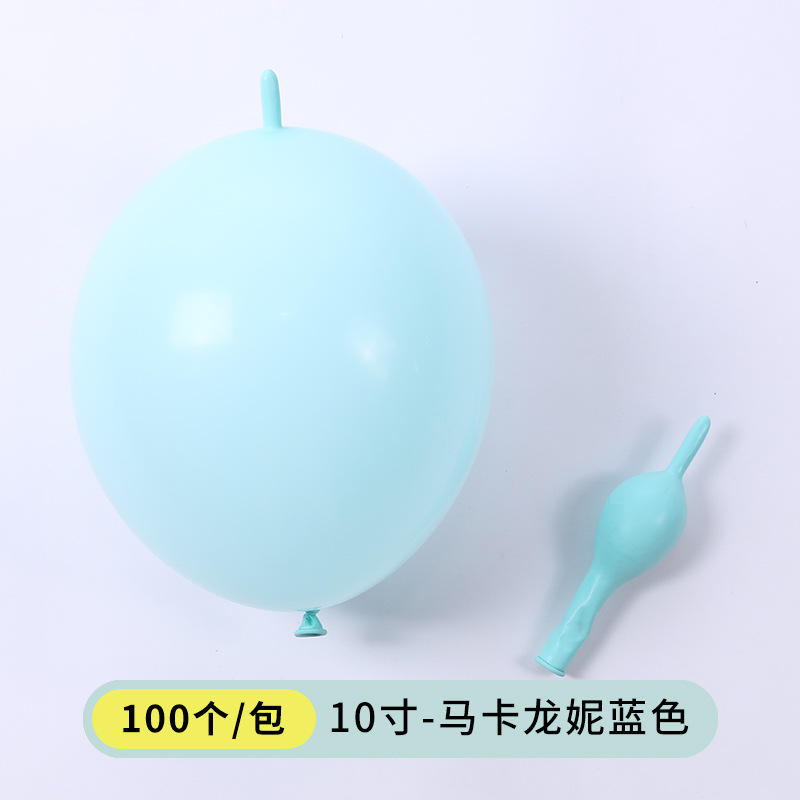 Globo de la cola de 10 pulgadas 2,4g engrosada boda fiesta de cumpleaños Fondo pared escena diseño Bola de conexión