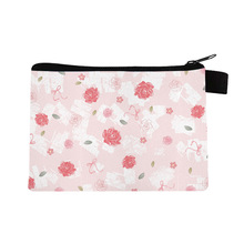 跨境新款牛津布卡通平角零钱包收纳袋卫生巾收纳包卡包多图可选