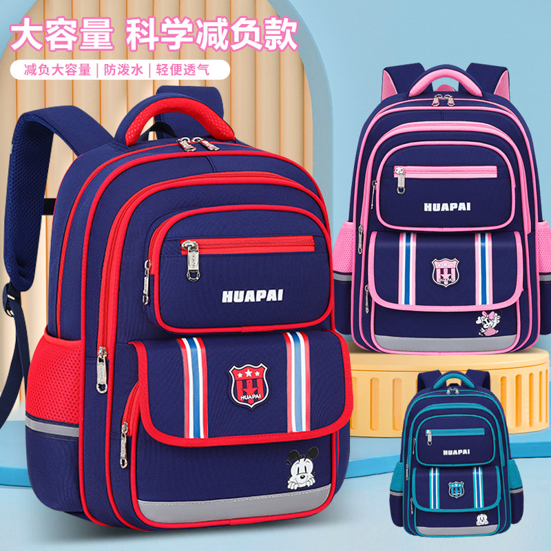 Mochila escolar infantil para niños de grado 1 - 3 - 6 niños niñas de grado 1356, mochila de hombro ligera y transpirable