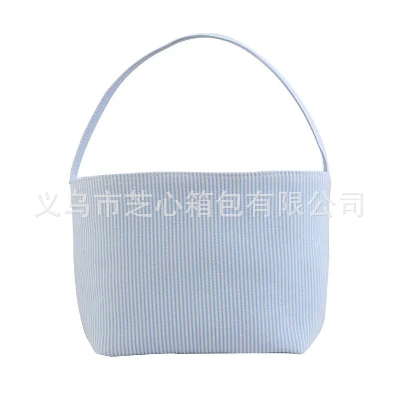 复活节兔子包儿童篮子包手提礼品帆布毛绒兔子袋批发现货