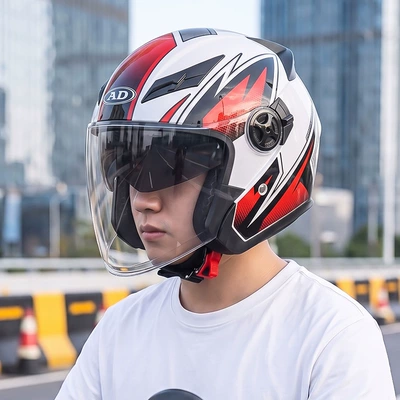 AD electric motorcycle helmet for Motosiklet kaskı (dəbilqə)