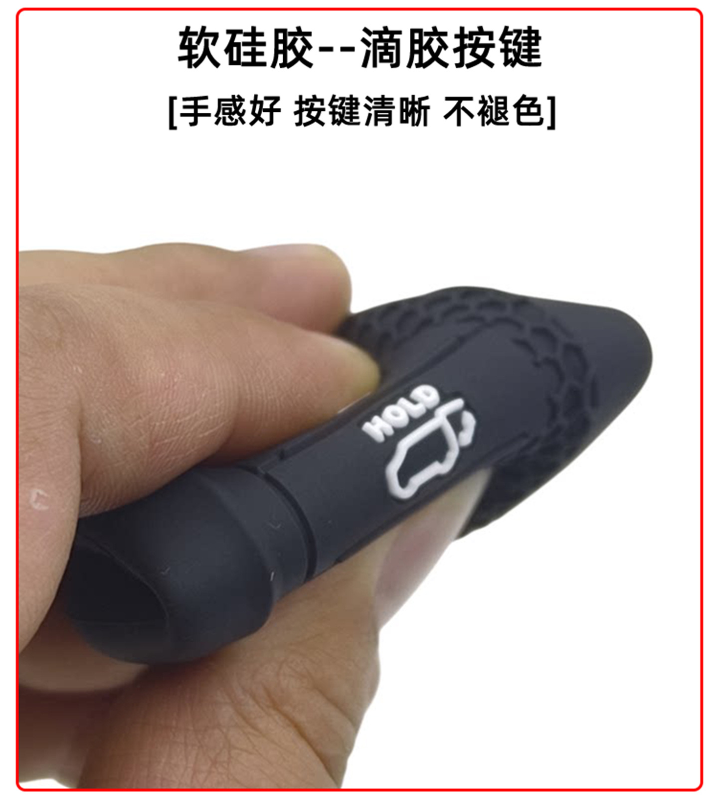 Honeycomb Pattern Suitable for Toyota Land Cruiser, Sequoia, Sienna, Tacoma 46-Key Silicone Key Protective Cover